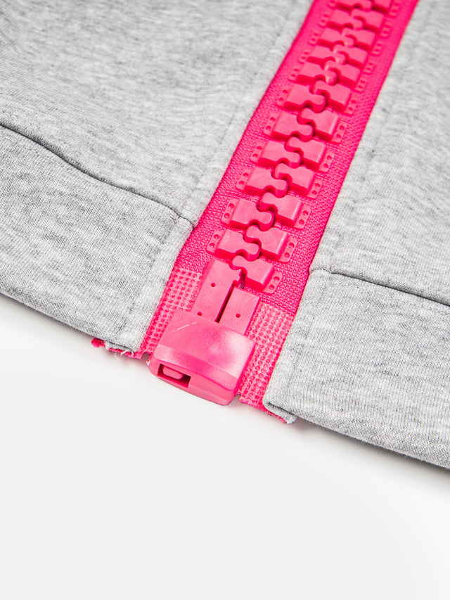 Chunky Neon Zip Slim-Fit Hoodie