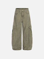 Seamed Baggy Cargo Pants
