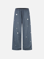 Sequin-Embellished Straight Sweatpants