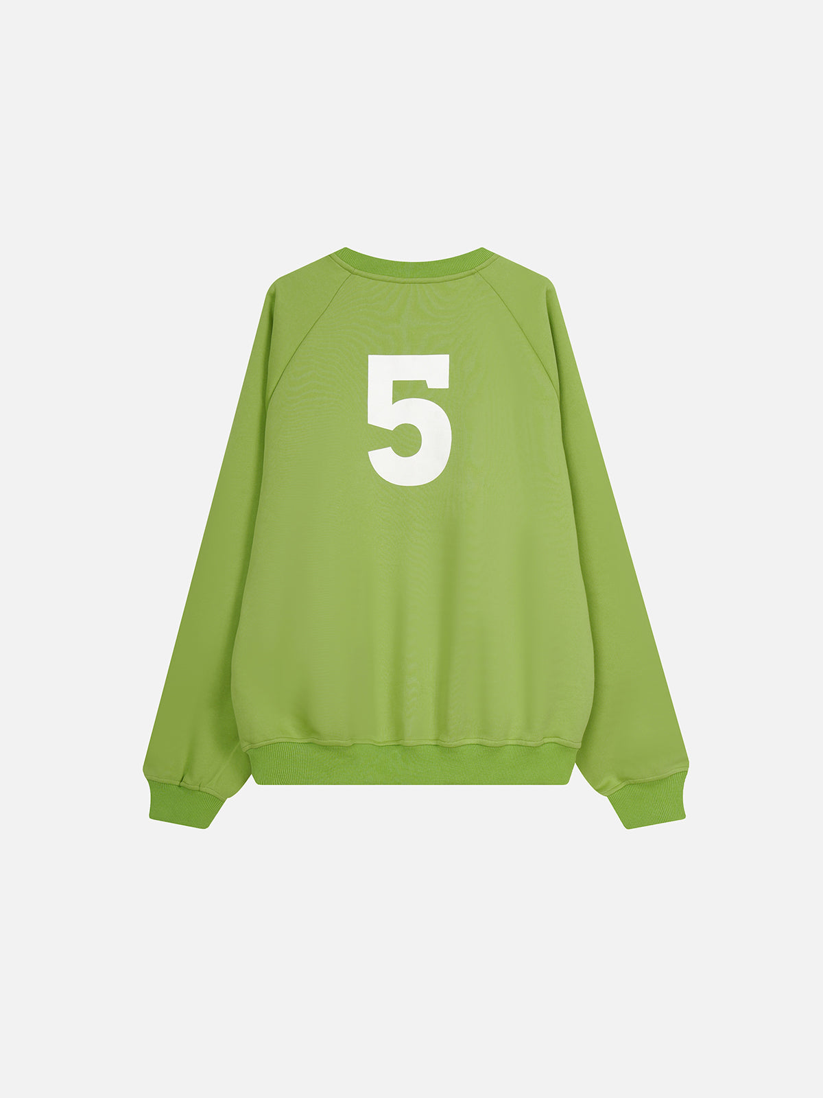 Number-Graphic Raglan-Sleeve Boxy Sweatshirt