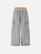 Star-Patch Baggy Sweatpants