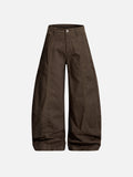 Front-Seamed Baggy Pants
