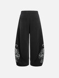 Tribal Graphic Print Baggy Sweatpants