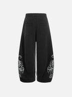 Tribal Graphic Print Baggy Sweatpants