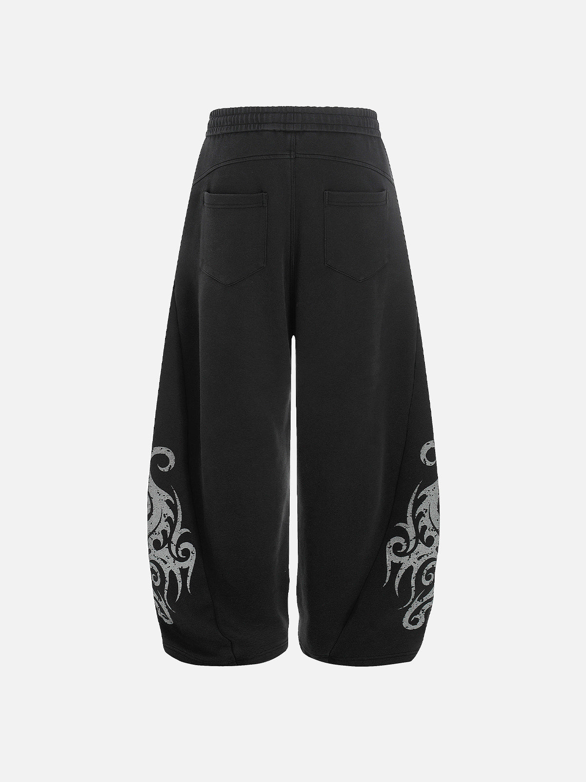 Tribal Graphic Print Baggy Sweatpants