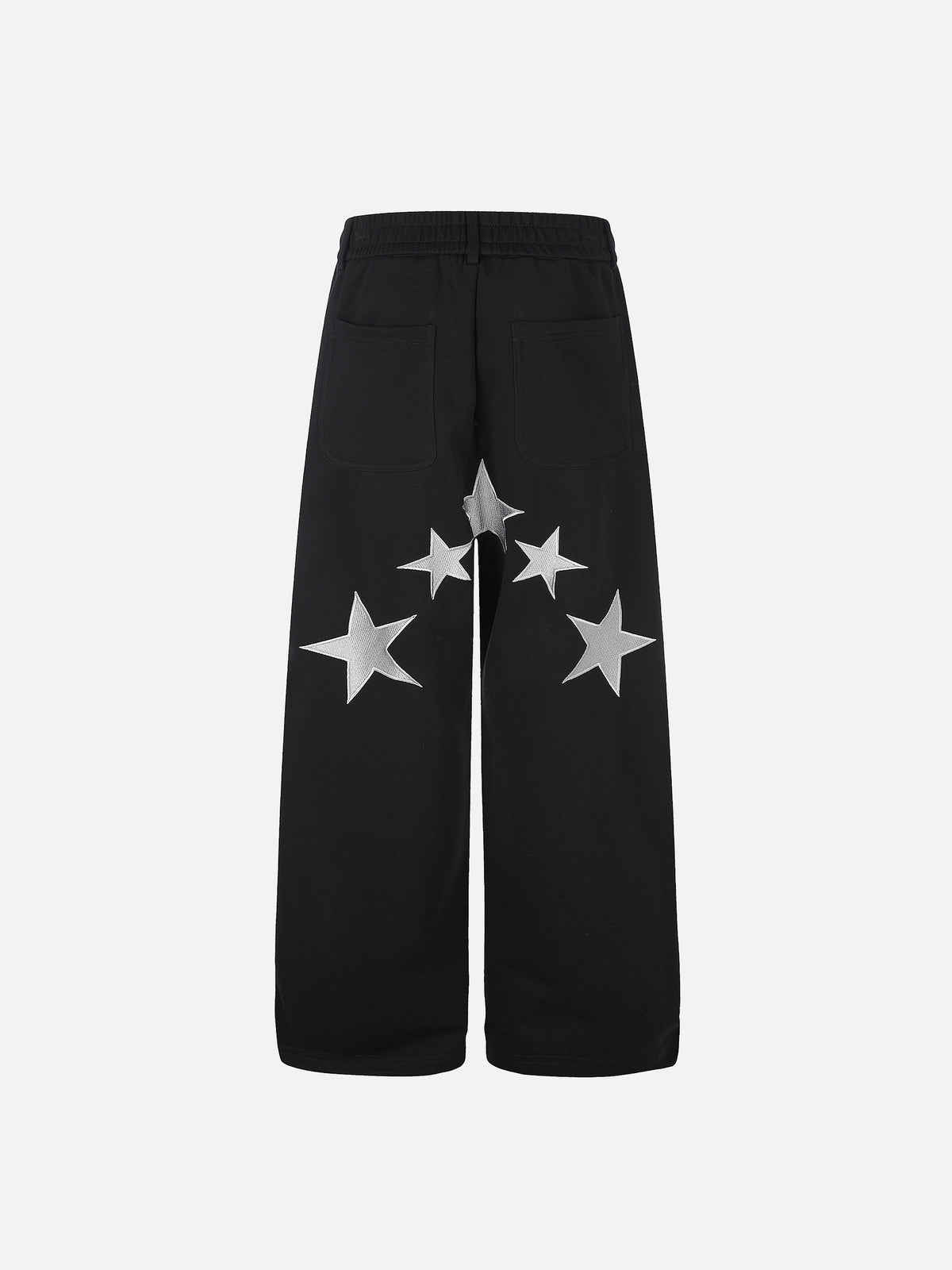 Pegasus-Embroidered Graphic Baggy Sweatpants