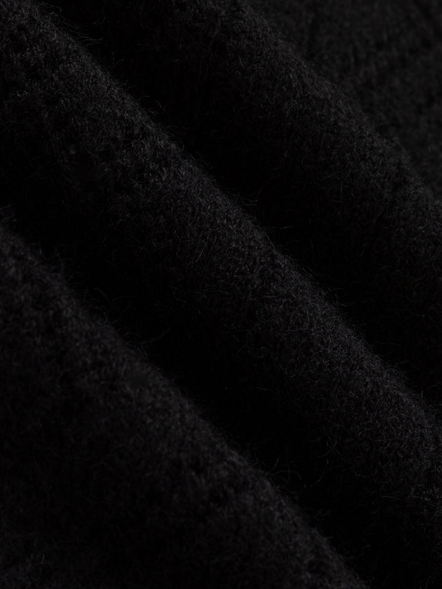 Cat-Jacquard Open-Knit Slim Zip Cardigan