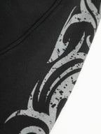 Tribal Graphic Print Baggy Sweatpants