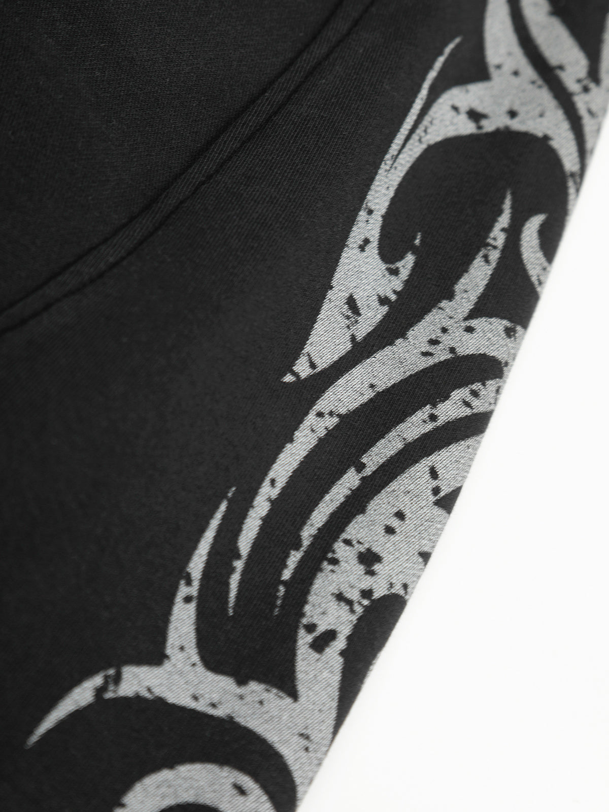 Tribal Graphic Print Baggy Sweatpants