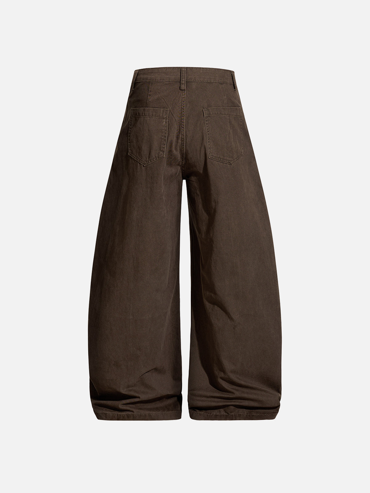 Front-Seamed Baggy Pants
