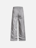 Piped-Trim Straight-Leg Track Pants