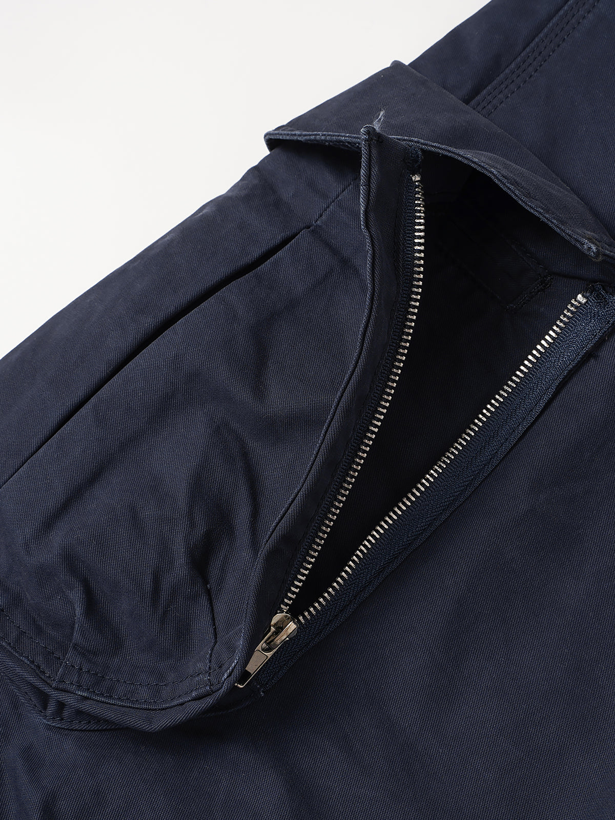 Multi-Pocket Zip-Bellows Baggy Barrel Cargo Pants