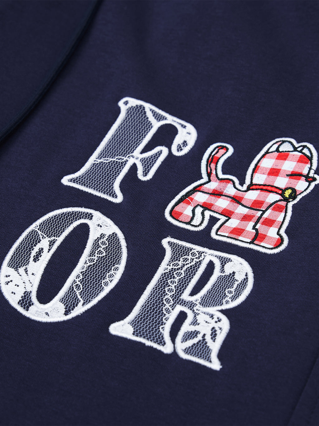 Graphic-Appliqué Straight-Leg Sweatpants