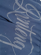 Rhinestone-Letter Baggy Sweatpants