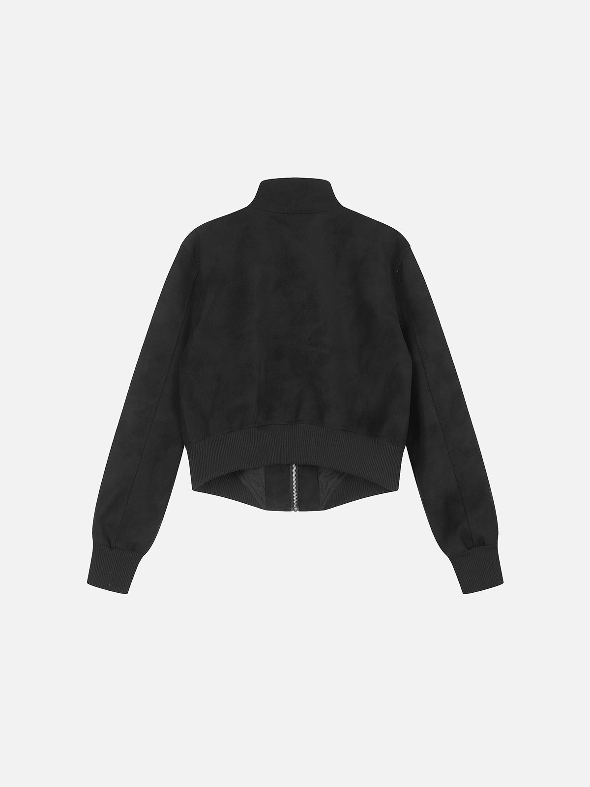 Metal Button-Embellished Boxy Jacket