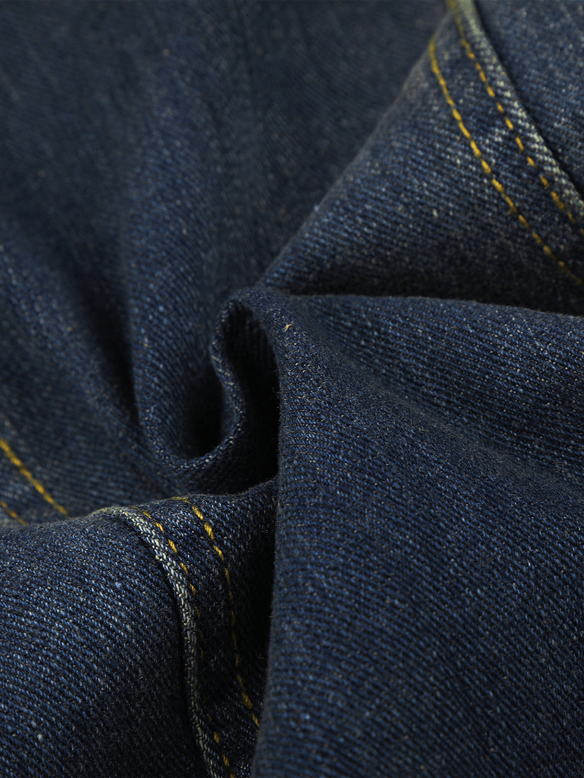 Buckled Eyelet-Belt Washed Boxy Denim Jacket