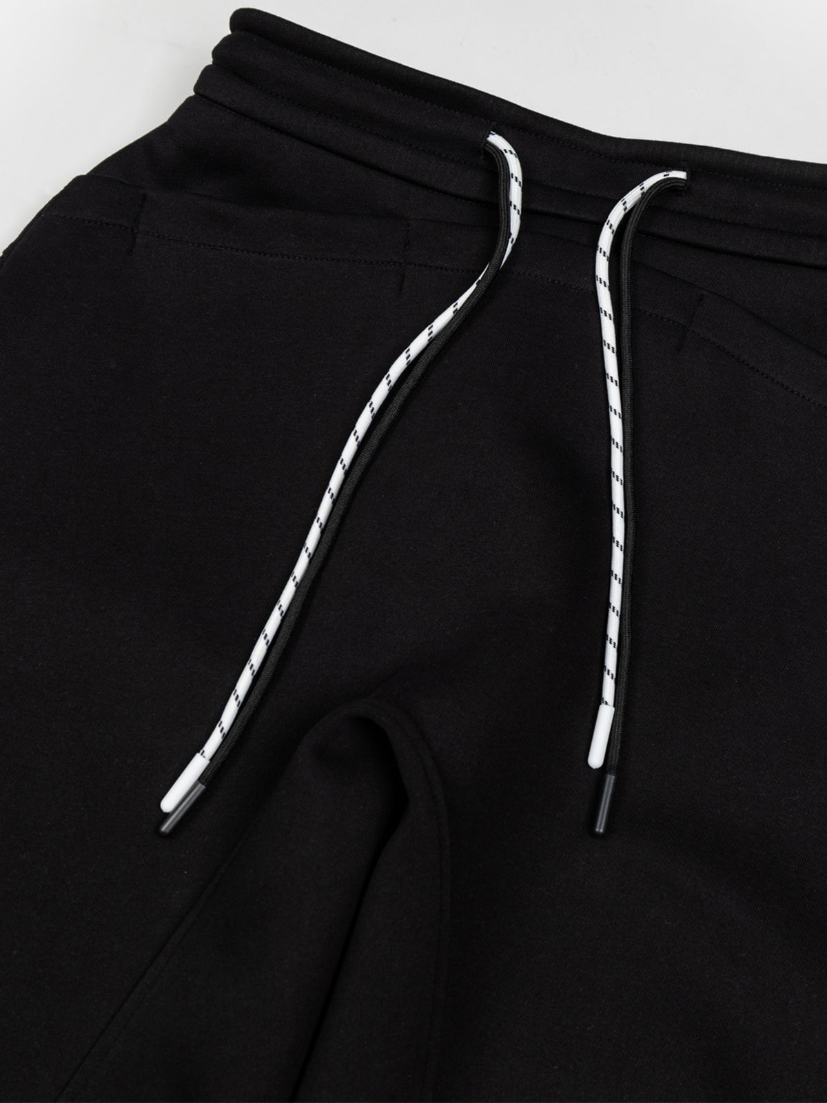 Curved-Seam Drawstring Baggy Barrel Sweatpants