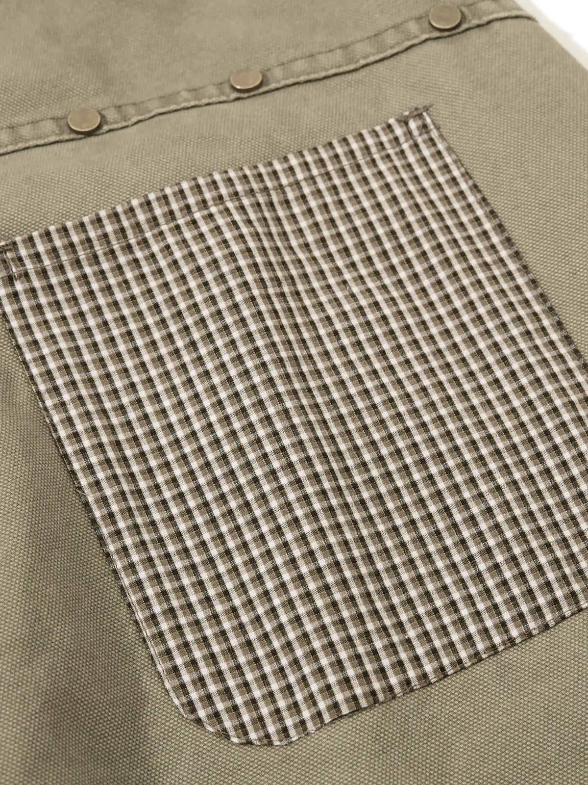 Houndstooth Star Appliqué Studded Baggy Cargo Pants