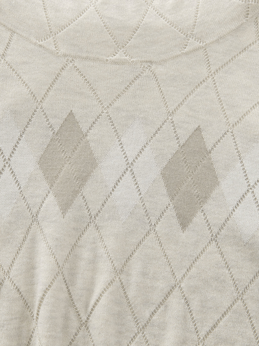 Argyle Slim-Fit Turtleneck Sweater