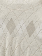 Argyle Slim-Fit Turtleneck Sweater