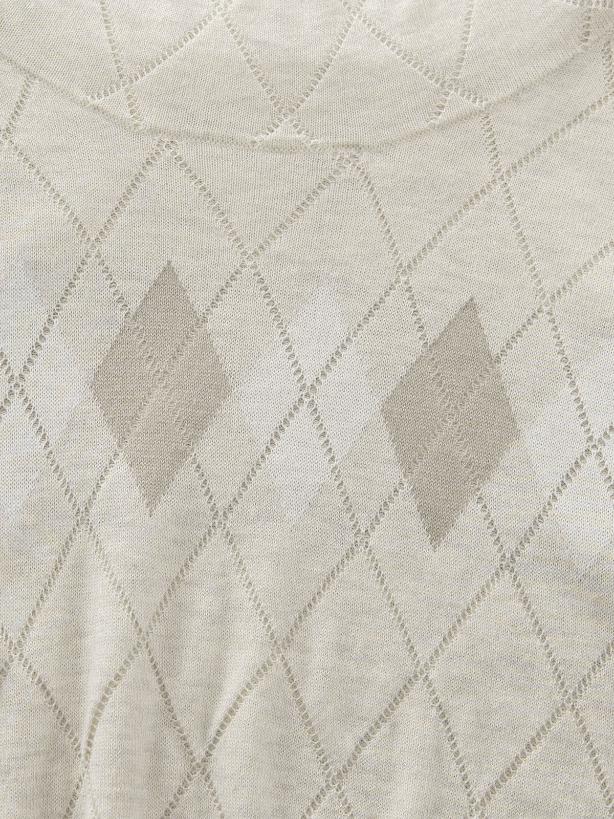 Argyle Slim-Fit Turtleneck Sweater