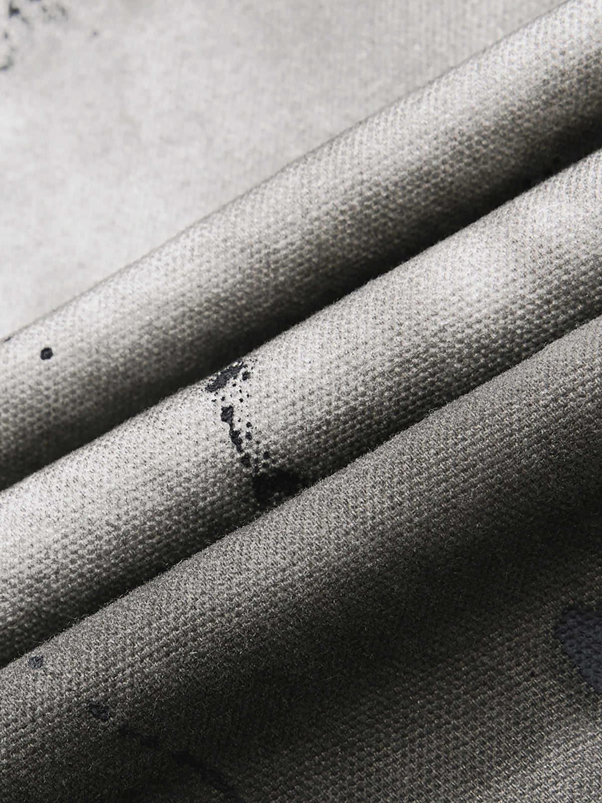 Acid-Washed Splatter-Print Double-Waistband Super Baggy Pants
