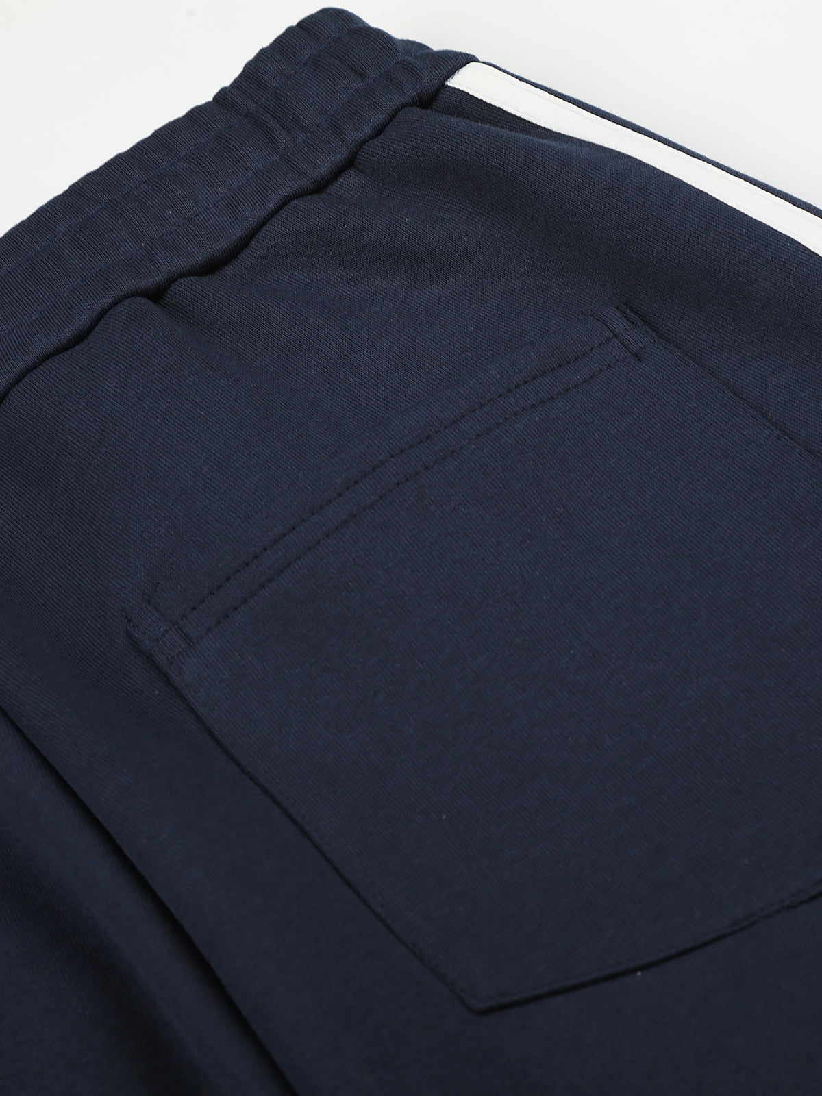 Wavy-Piped Embroidered Baggy Track Pants