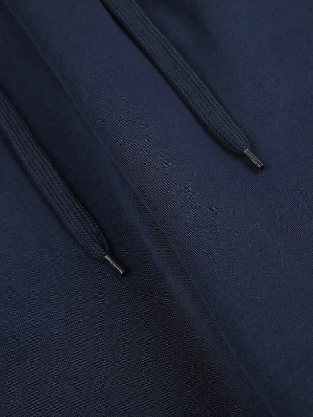 Contrast-Piped Curved-Seam Baggy Track Pants