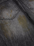 Whiskered Baggy Jeans