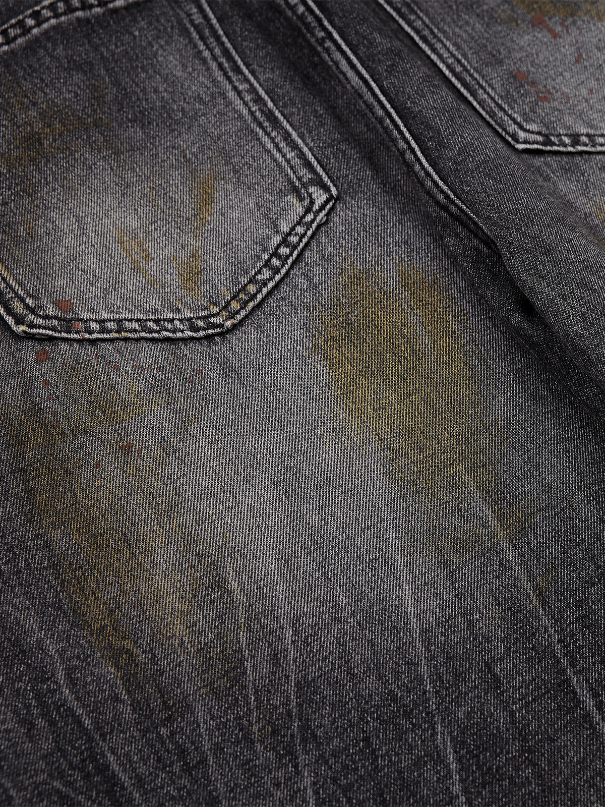 Whiskered Baggy Jeans