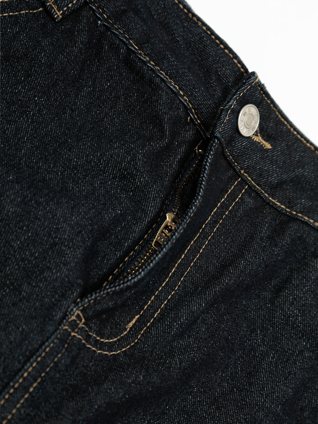 Leopard-Trim Multi-Pocket Baggy Jeans