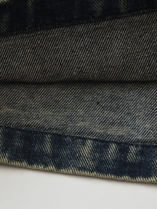 Colourful Star-Patch Baggy Jeans