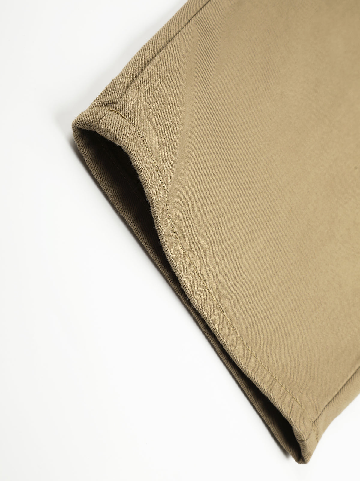 Two-Tone Raw-Edge Baggy Cargo Jeans