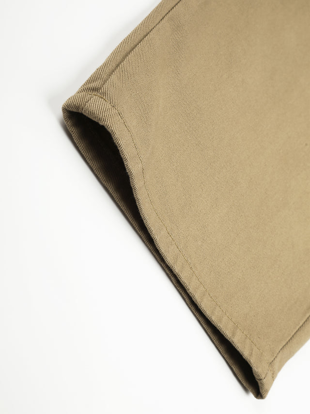 Two-Tone Raw-Edge Baggy Cargo Jeans