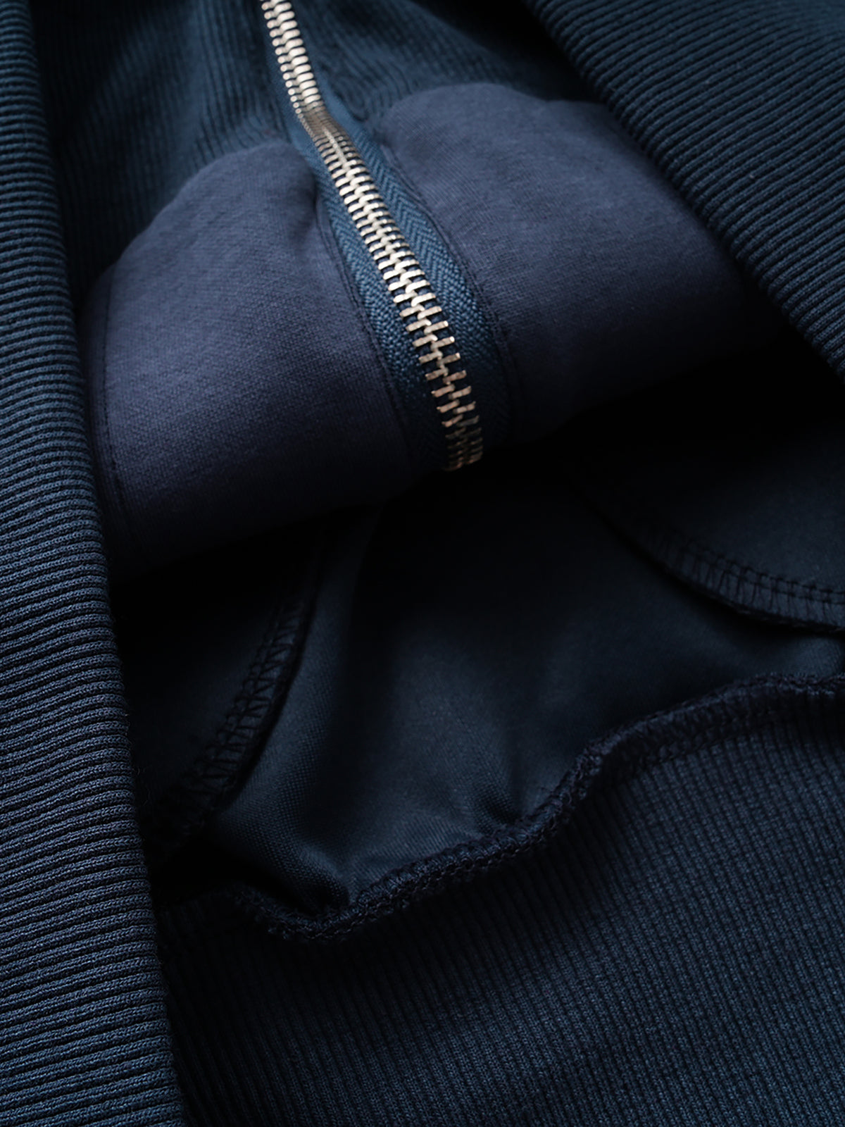 Tribal Ribcage Graphic Print Zip-Up Boxy Hoodie