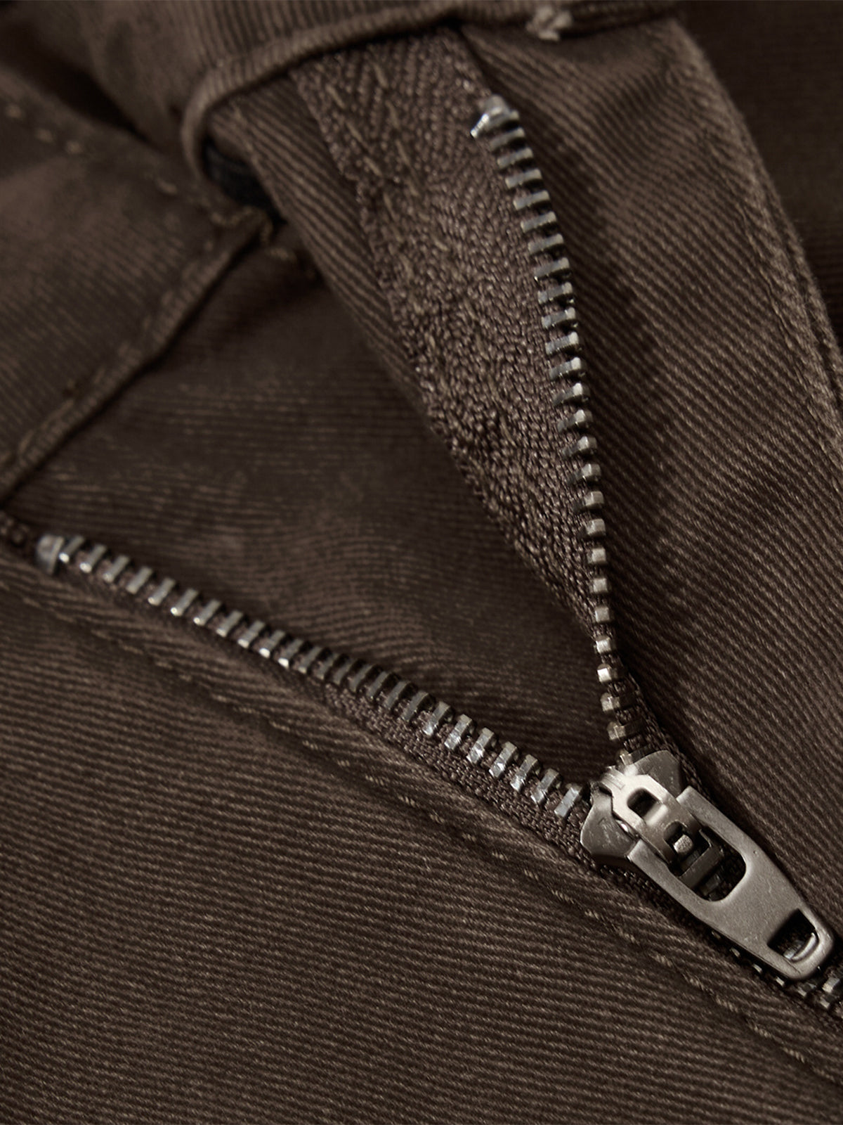 Front-Seamed Baggy Pants