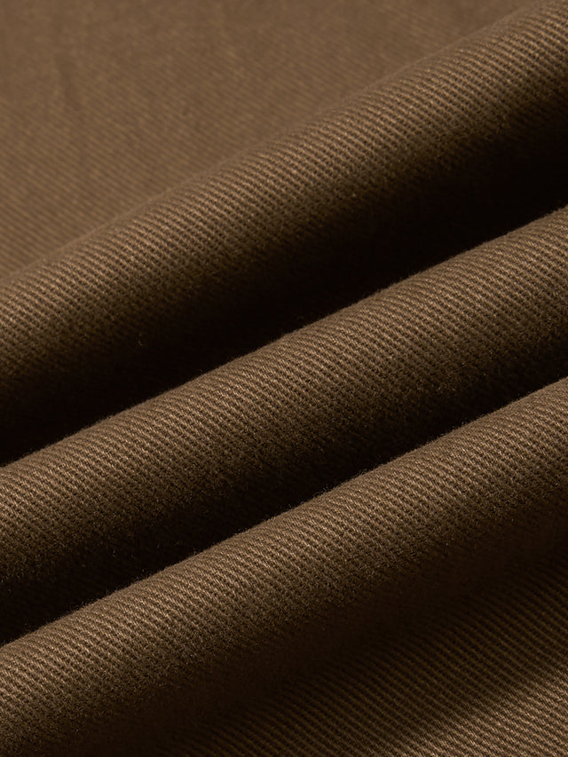 Hardware-Detail Draped Baggy Jeans