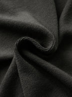 Ribbed Button-Placket Double-Layer Slim Top