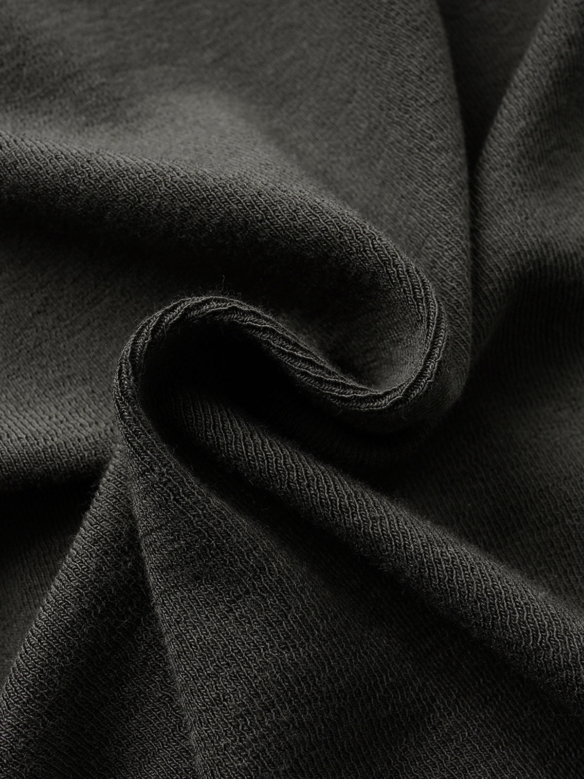 Ribbed Button-Placket Double-Layer Slim Top