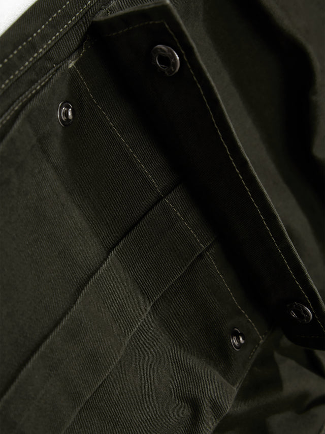 Bandana-Accented Multi-Pocket Stacked Cargo Baggy Pants