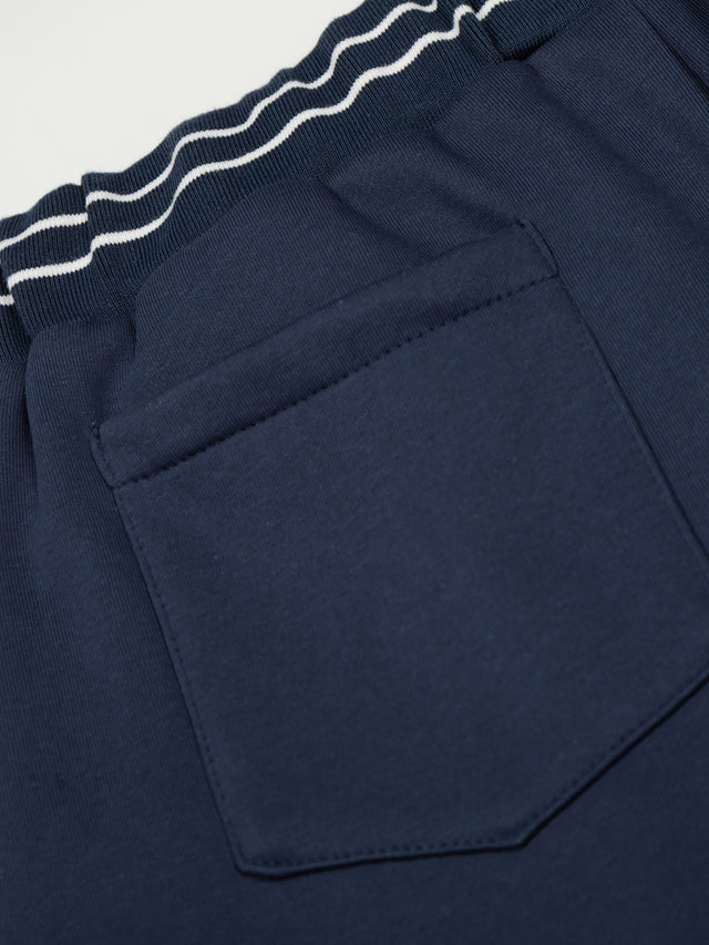 Number and Star-Embroidered Baggy Sweatpants