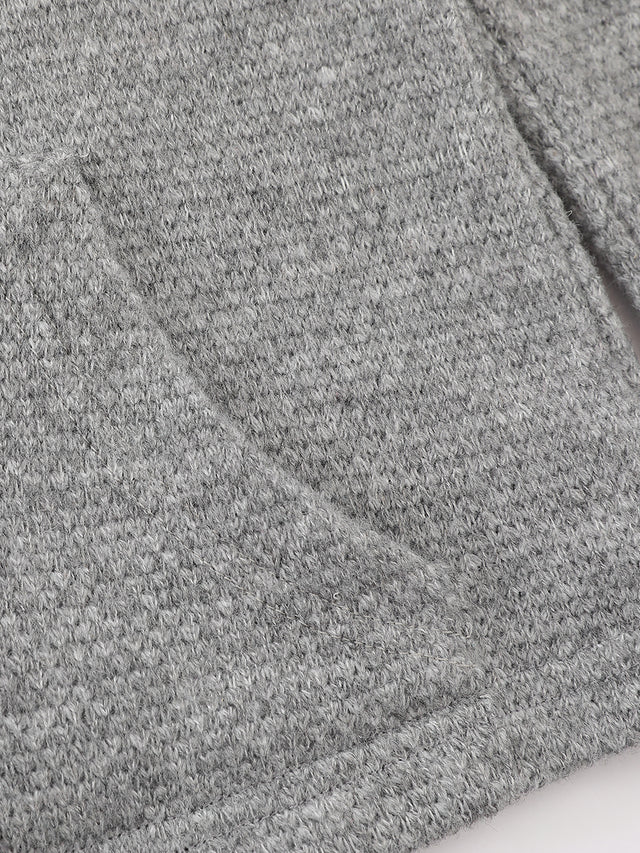 Wool-Blend Braided-Trim Off-Shoulder Slim-Fit Sweater