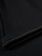 Measuring-Tape Detail Straight-Leg Sweatpants