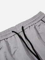 Piped-Trim Straight-Leg Track Pants