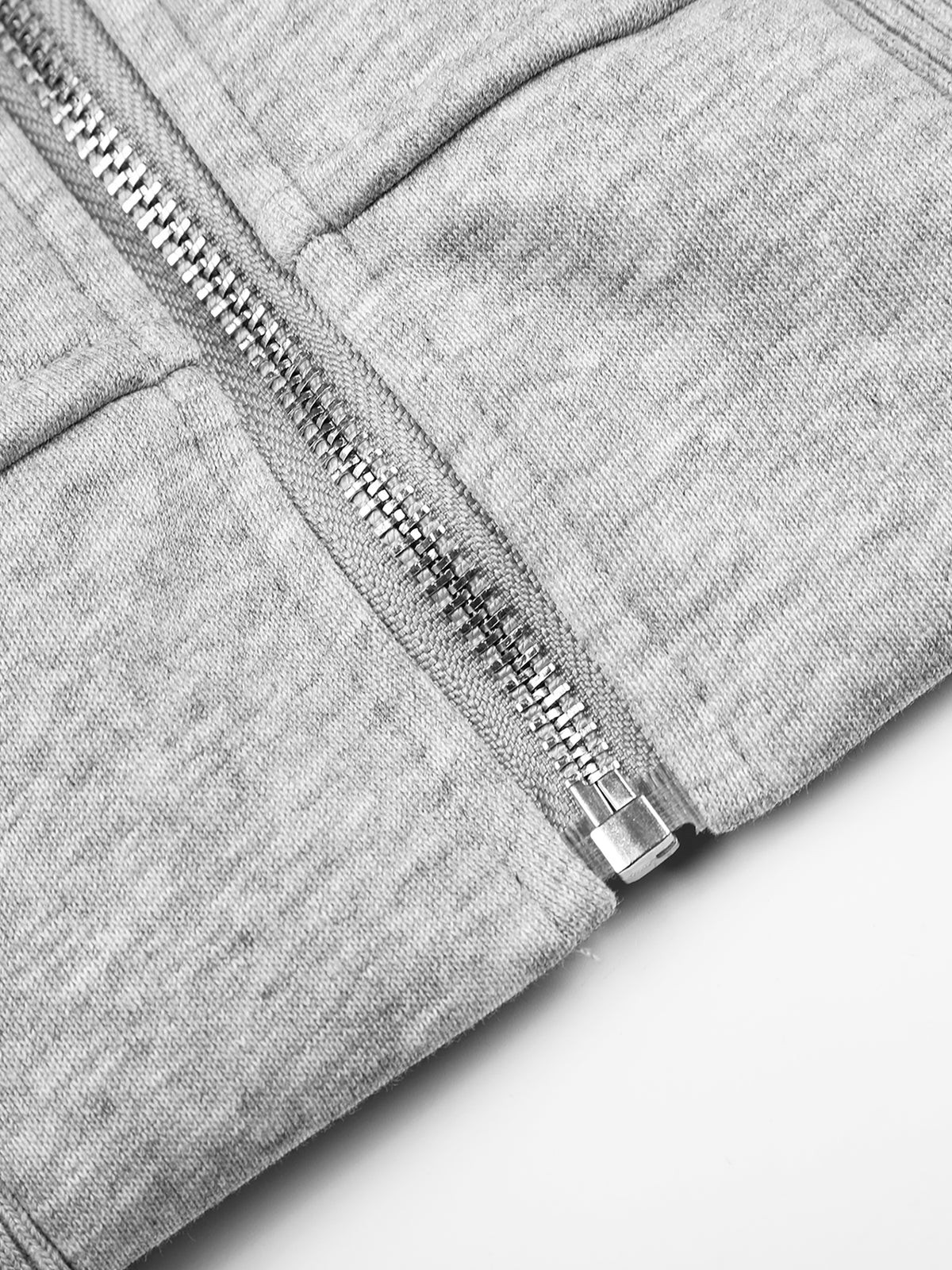 Star-Shaped Studded Boxy Zip-Up hoodie