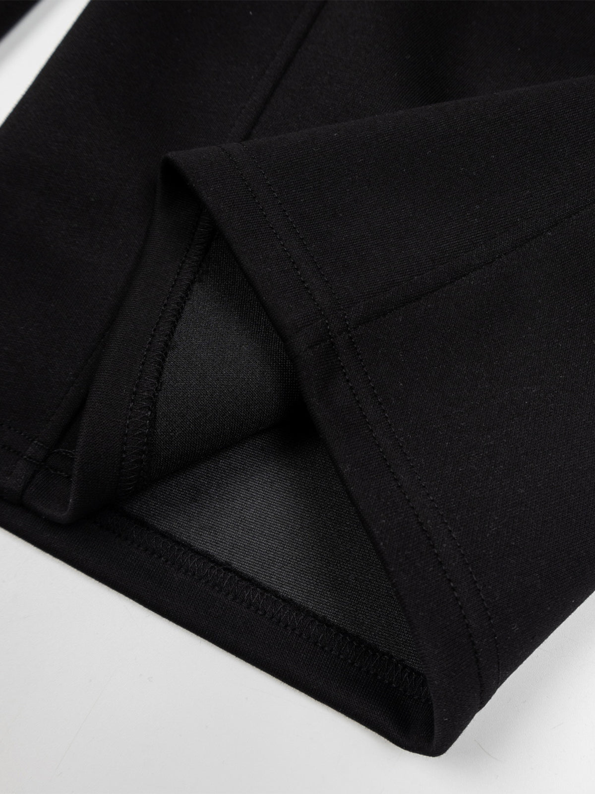 Curved-Seam Drawstring Baggy Barrel Sweatpants