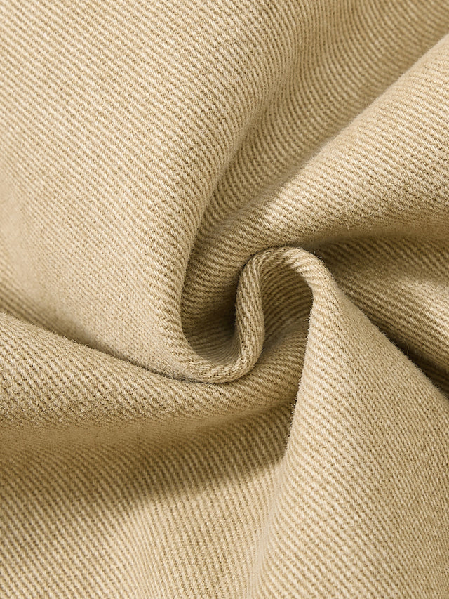 Rope-Detail Washed Baggy Jeans