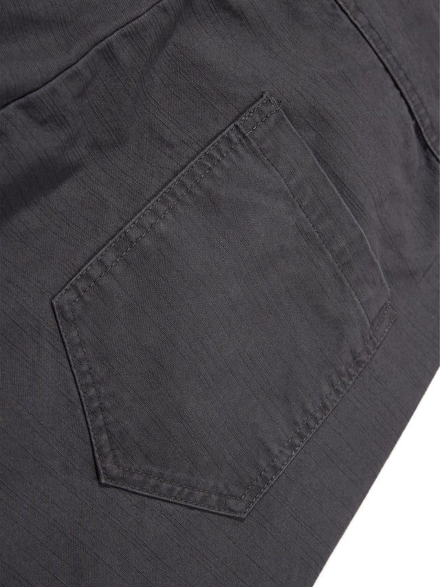 Lace-Up Detail Flap Cargo Baggy Pants