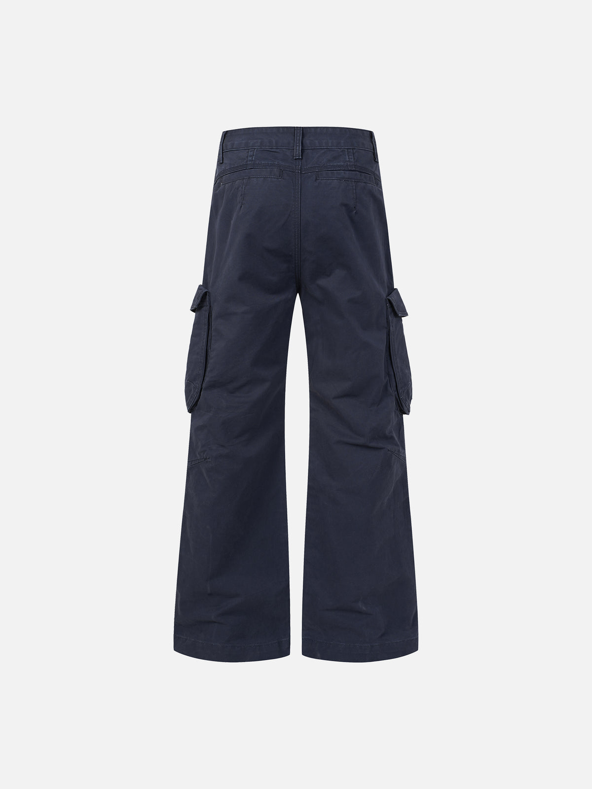 Multi-Pocket Zip-Bellows Baggy Barrel Cargo Pants
