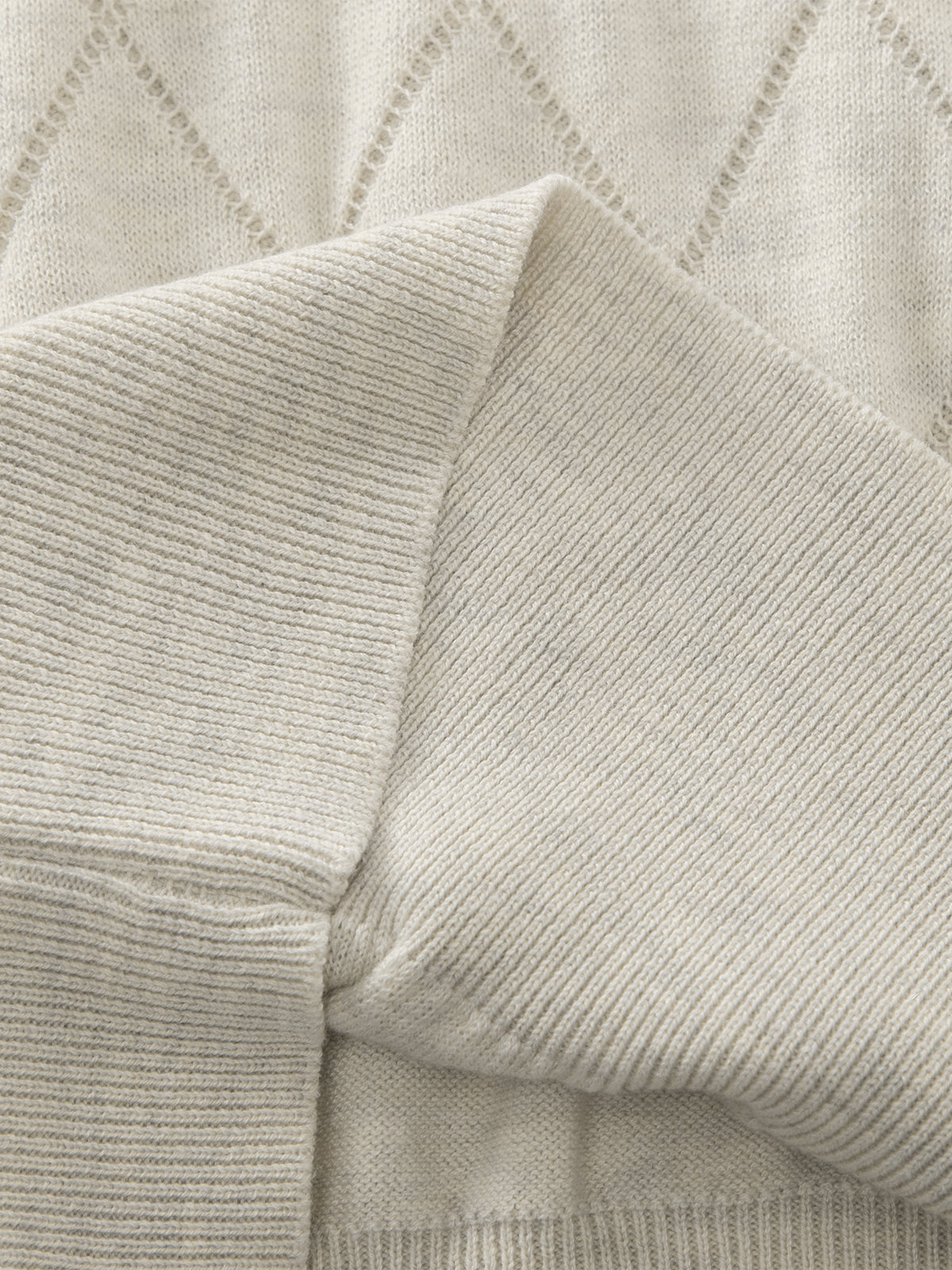 Argyle Slim-Fit Turtleneck Sweater
